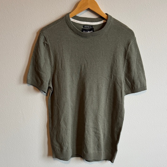 Threadbare Olive Short Sleeve Tee - Picture 1 of 3